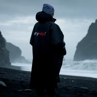 dryrobe Advance Long Sleeve Changing Robe - Black / Grey Extra Image 6 Preview